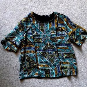 Harlowe & Graham Sheer top